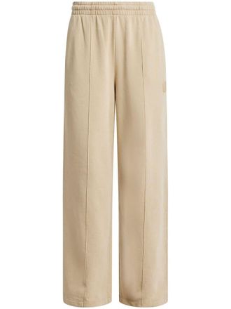 Lacoste wide-leg badge track pants - Neutrals