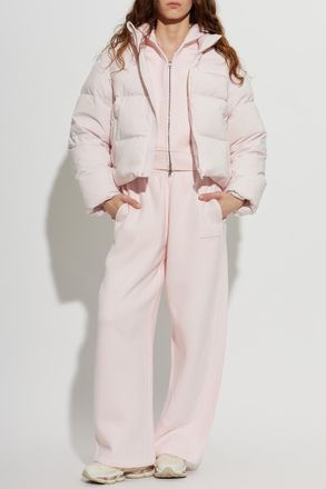 Alexander Wang Puffer Jacket With Stand-up Collar, Womens, Pink