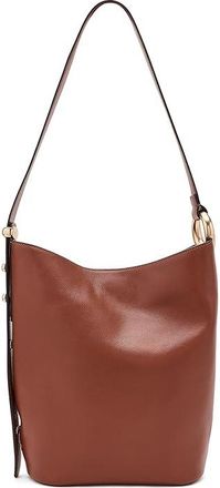 Kate Spade New York Halo Fine Grain Leather Bucket Womens Handbags Southwest Desert, Leather/Linen