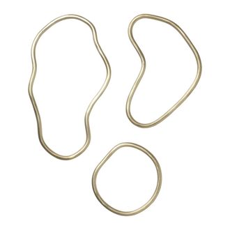 Ferm Living Pond Untersetzer, Messing (3er-Set)