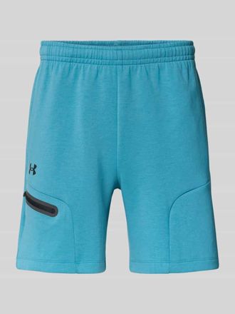 Under Armour Shorts mit Rei&szlig;verschlusstasche in Petrol, Gr&ouml;&szlig;e XXL