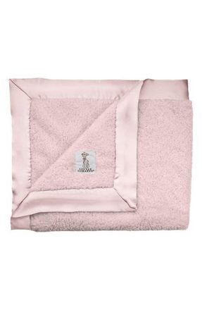 Little Giraffe Chenille Blanket in Dusty Pink at Nordstrom