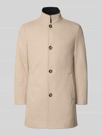 Mc Neal Kurzmantel mit Stehkragen und Eingrifftaschen in Beige, Gr&ouml;&szlig;e XXXL