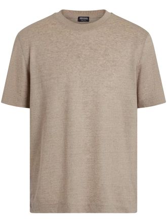 Ermenegildo Zegna Oasi Lino T-shirt - Neutrals
