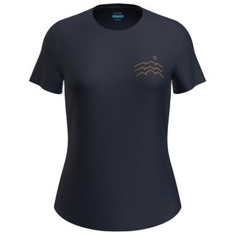 Icebreaker Merino 125 Cool-Lite Sphere S/S Across Merinoshirt f&uuml;r Damen | blau