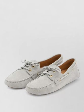 Tod's gommino boat loafers suede sole studs