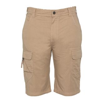 Schott NYC Bermuda Cargo Multipoches - Heren - Korte Broeken - Beige - W28 - Katoen - Korte Broeken