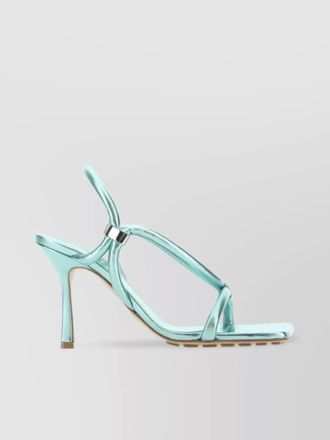 Bottega Veneta stretch sandals with strappy design and stiletto heel