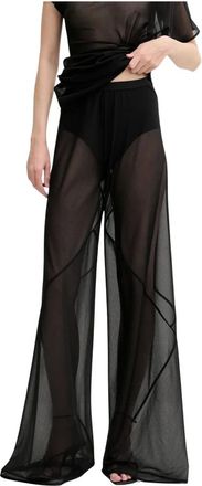 Rick Owens Pantaloni Larghi - - Trousers - Donna - Nero - M