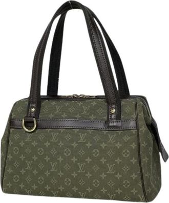 Louis Vuitton Pre-owned Handbags, female, Green, Size: ONE SIZE Pre-owned Monogram Mini Boston Bag
