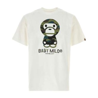 A Bathing Ape Giant 1st Camo Big Baby Milo Tee - male - A BATHING APE - T-Shirts - White - M - Tops