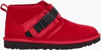 UGG Mens Neumel Snapback Suede Boots In Samba Red