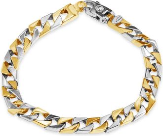 Pompeii3 Mens Link 14k Gold (36gram) or Platinum (59gram) 7.5mm Bracelet 8.5
