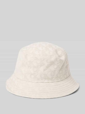 Calvin Klein Bucket Hat mit Logo-Muster in Beige, Gr&ouml;&szlig;e 1