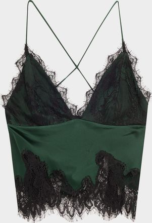 Alice & Olivia Claudia Lace Slip Top