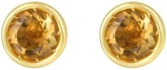 Tresorra 14K Yellow Gold Citrine Birthstone Stud Earrings