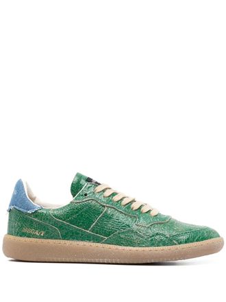 Hidnander Mega T sneakers - women - Fabric/Calf Leather/Fabric/Calf Leather/Rubber - 36.5 - Green