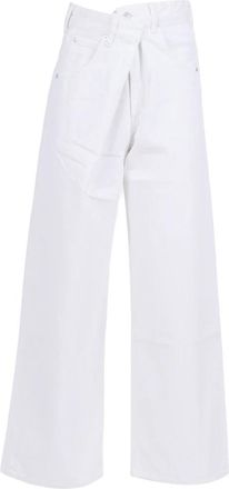 A Gold E Vana Fold Jeans - Dames - Loose Fit Jeans - Wit - W25 - Katoen - Jeans