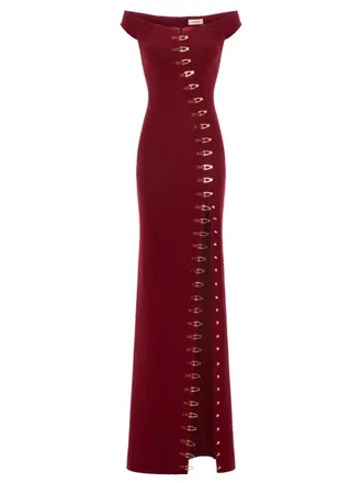 Murmur Abito lungo Ivy con decorazione - Rosso