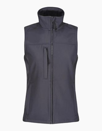 Regatta Womens Regatta Womens/Ladies Flux Softshell Gilet - Grey - Size: 18