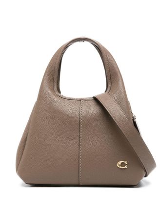 Coach Lana pebbled-leather tote bag - Brown