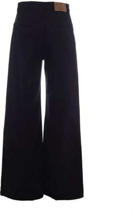 Isabel Marant Womens Jeans Lemony Faded Black Cotton Trousers