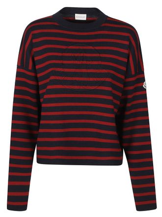 Moncler Blue Red Striped Sweater