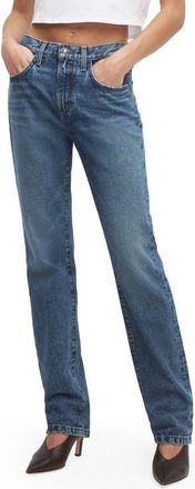 Favorite Daughter The Mikaela Low Rise Slim Straight Leg Jeans in Charlestown at Nordstrom, Size 23