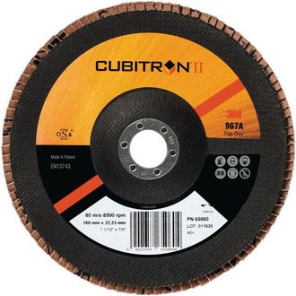 Forum 3m - Arandela De Presi&oacute;n Dentada Cubitron Ii 967a D.125mm K.40 Fl.inox Co (por 10)