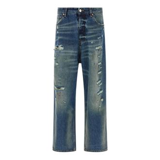 VETEMENTS Heren, Jeans, Blauw, Maat: W30 Katoen