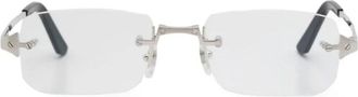 Cartier Glasses, male, Gray, Size: 54 MM Optical Frame
