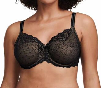 Chantelle Underwire Unpadded Full Coverage Bra In Black