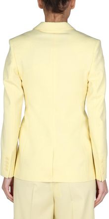 Stella McCartney Double-Breasted Wool Blazer - Yellow