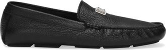 Dolce & Gabbana Zwarte platte schoenen Elegante stijl - Heren - Loafers - Zwart - 40 EU - Schoenen