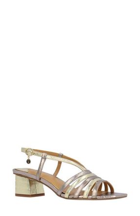 J. Rene&eacute; Regan Slingback Sandal in Taupe/Gold at Nordstrom, Size 9