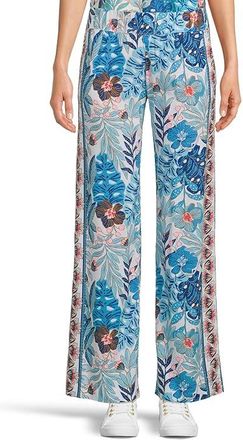 Lilly Pulitzer Bal Harbour Stretch Palazzo Womens Dress Pants Breezy Aqua Best Fronts Forever : XXS 32, Spandex/Viscose