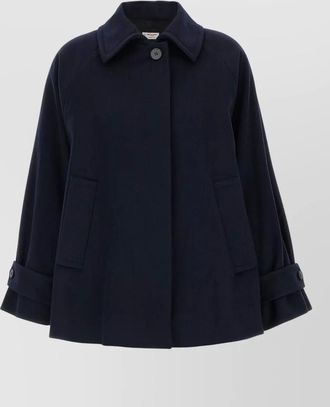 Alberto Biani raglan sleeve coat featuring flap pockets