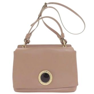 Bulgari Pre-owned Vintage Mini Tas - Dames - Pre-owned - Roze - Maat: ONE Size Leer