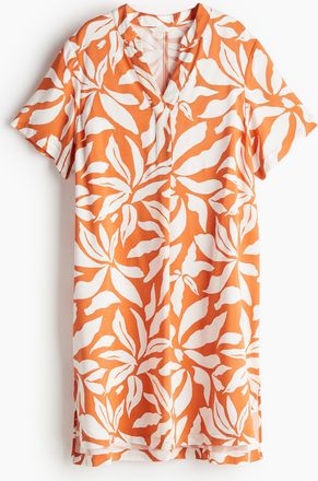 H&M Tunikakleid aus Viskose - Orange