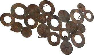 QAZQA Appliques circles - Art déco - Acciaio - Rame - Tondo Max. 1 x Watt - Qazqa