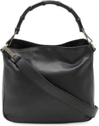 Gucci Pre-owned Handbags, female, Black, Size: ONE SIZE Pre-owned Leather gucci-bags