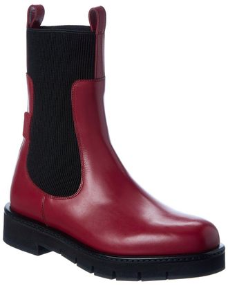 Ferragamo Ferragamo Rook Leather Bootie