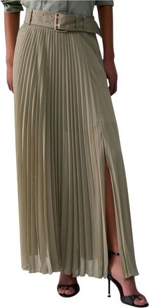 Liu Jo Gonna lunga pliss&eacute; - female - Liu Jo - Maxi Skirts - Green - S - Skirts