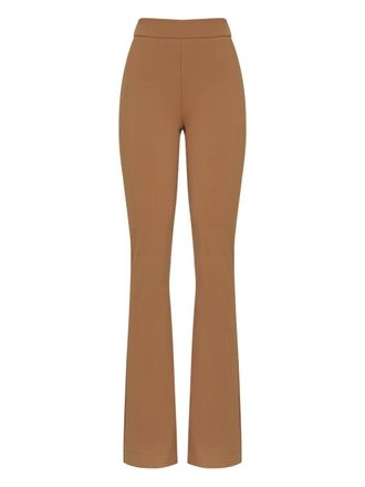 Gloria Coelho flared trousers - Brown