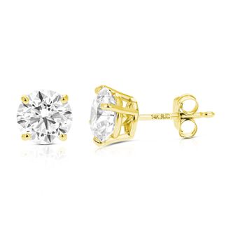 Vir Jewels 1.33 cttw Lab Grown Diamond Stud Earrings in 14K Gold With Push Backs For Women