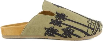 Baziszt Palmor slippers - Groen