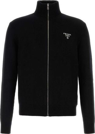 Prada Black Cashmere Cardigan
