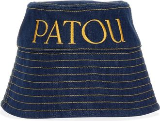 Patou Bucket Hat - unisex - Hoeden - Blauw - M - Katoen - Accessoires