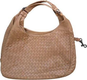 Bottega Veneta Tan Intrecciato Leather Tote Bag
