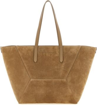 Brunello Cucinelli Brown BC Duo Top Zip Maxi Tote